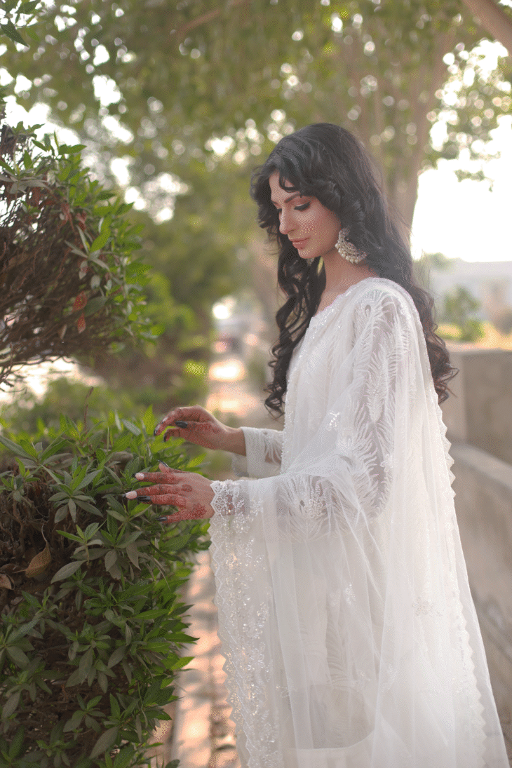 3-Piece Moonlight Mist – Premium Raw Silk & Embellished Net