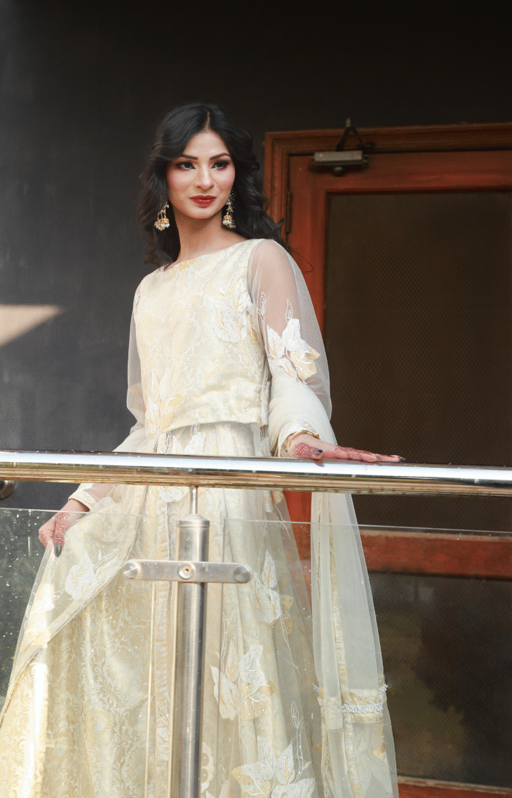 3 Piece Luxury Silk and Net Lehenga