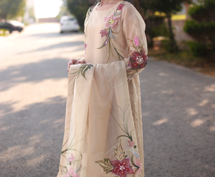 3-Piece Embroidered Organza - Image 4