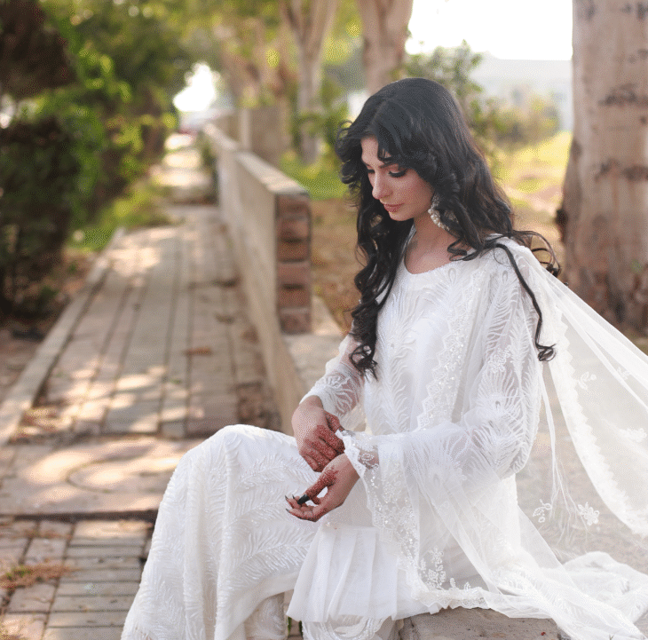 3-Piece Moonlight Mist – Premium Raw Silk & Embellished Net - Image 4
