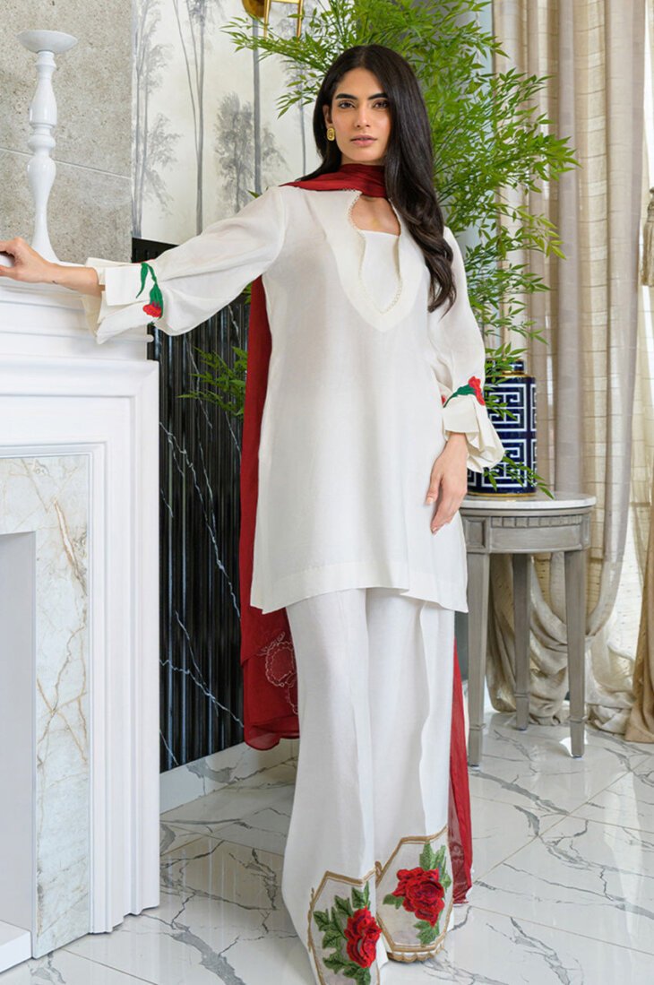 Ivory Rose Suit